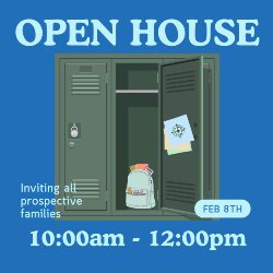 Save the Date - Open House